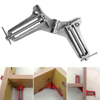 

1piece Multifunction Double Handle 90 Degree Aluminum Right Glass Woodworking Hand Angle Flat Angle Pliers Tools Clamp Allo K2L7