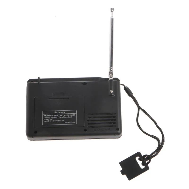 Портативный цифровой тюнинговый ЖК ресивер TF MP3 REC Player AM FM SW Полнодиапазонный