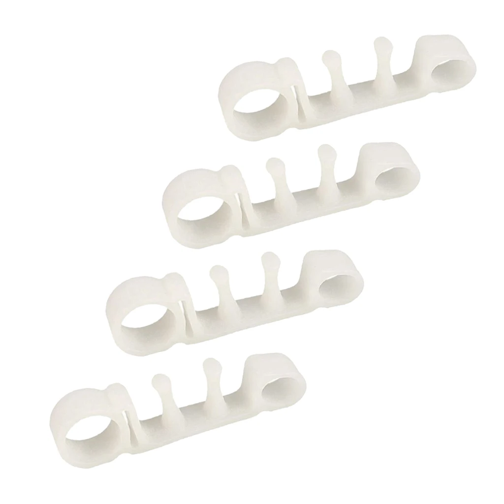 2 Pairs Gel Toe Separator/Spacers/Stretchers for Men Women, Bunion Relief, Alleviating Pain After Yoga or Sports Activities 2 Pairs Gel Toe Separator/Spacers/Stretchers for Men Women, Bunion Relief, Alleviating Pain After Yoga or Sports Activities