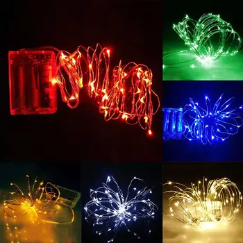 

40 LED String Copper Wire Fairy Lights Battery Powered Waterproof Christmas