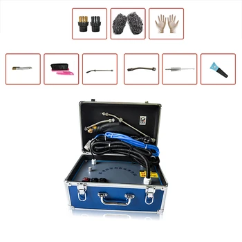 

220V Electric Steam Cleaner High Pressure Kitchen Disinfection Sterilization Steam Cleaning Machine Hot Cold Water Adjustable