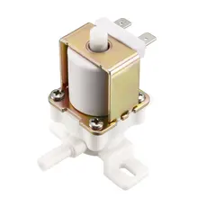 Uxcell воды электромагнитный клапан DC 12 В N/O нормально открытый 6x15 мм впускные клапаны