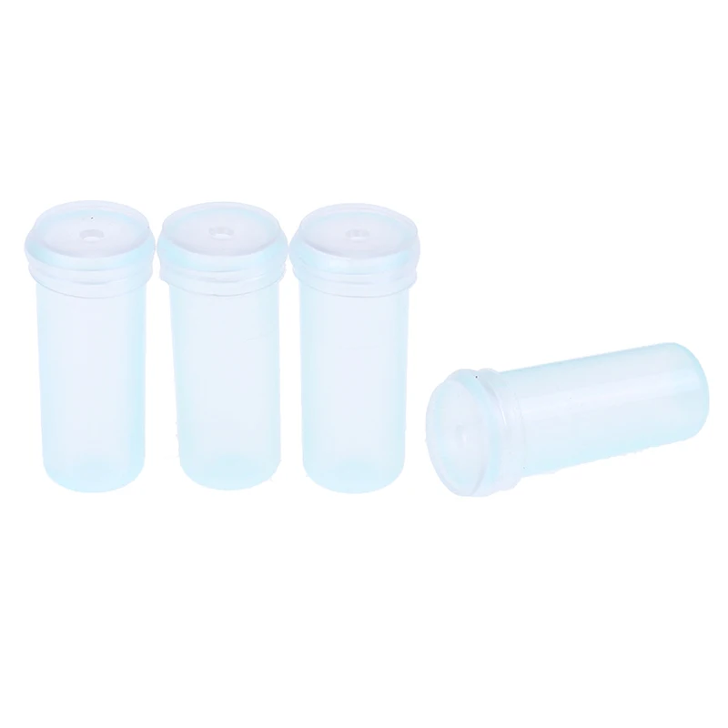 25Pcs Flower Tube 4cm/7cmBlue Plastic Water Tube Flowers Plant Nutrition Keep Fresh Rhizome Tube Hydroponic Container Home Decor