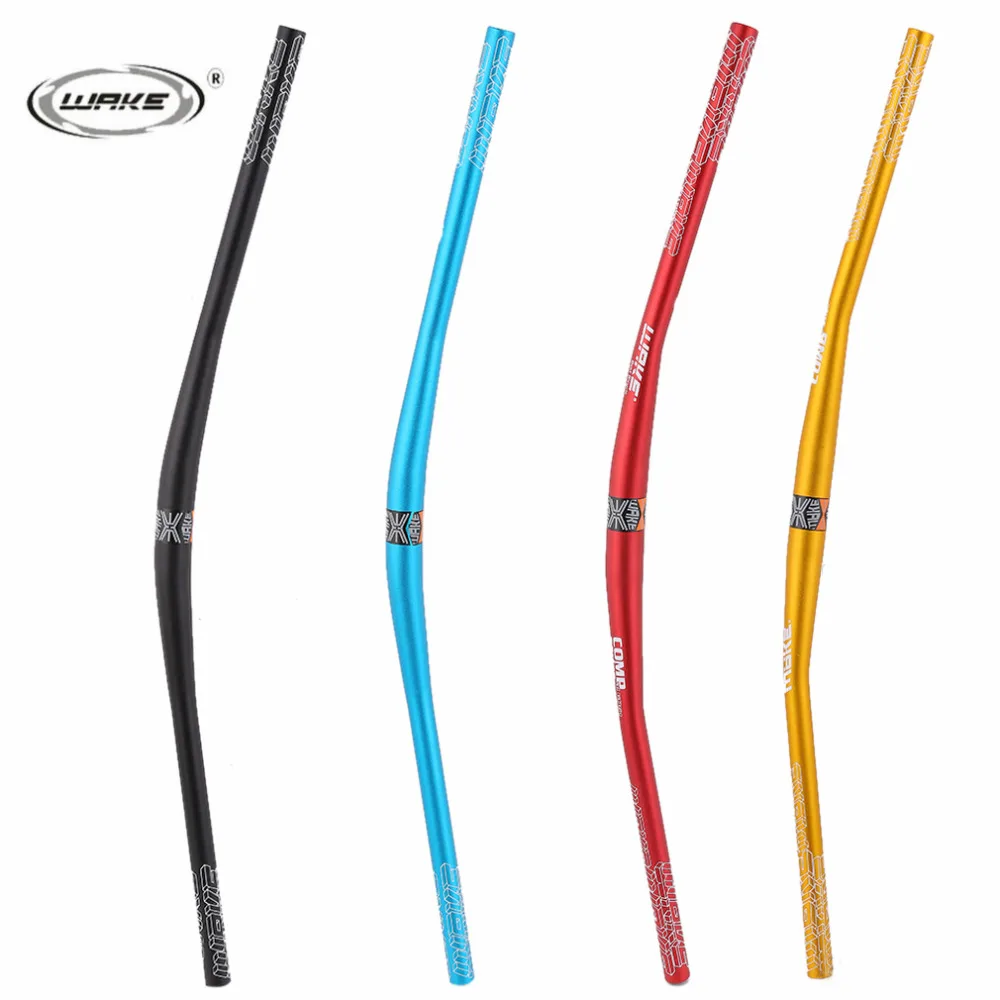 buy Wake Aluminum Alloy Mountain Bike Bicycle Handlebar 780*31.8MM Professional For MTB Bicycle Road Bike Parts drop shipping