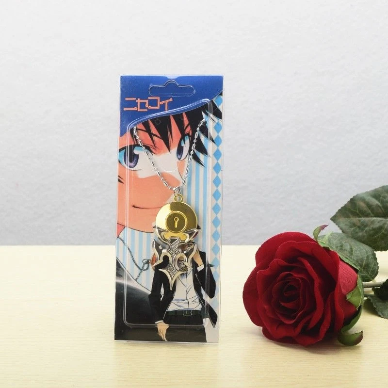 Аниме Ожерелье Nisekoi Ichijyo Raku металлический кулон ожерелье Крутящий момент модель