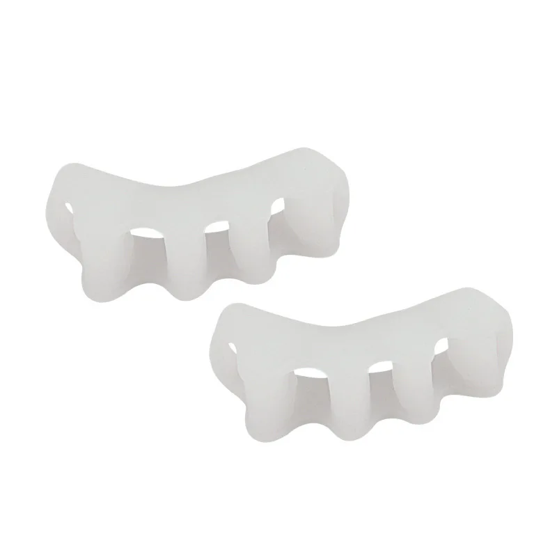 Solette in gel Correzione delle dita dei piedi Correttore dell'alluce valgo Silicone Ortopedico Martello Separatore Raddrizzatore Spreader Foot Pad_voghion.com