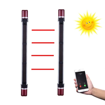 

Waterproof 4 beams wireless 433MHz Solar Powered Infrared Grating Detector barrier sensor alarm for GSM WiFi home alarm system