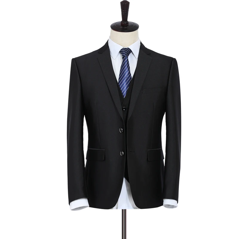 

Jacket+Pant+Vest Three Piece Suit Business Suits Fashion Dress Men's Brand Jackets Suits Formal Wear High Quality Gent Life