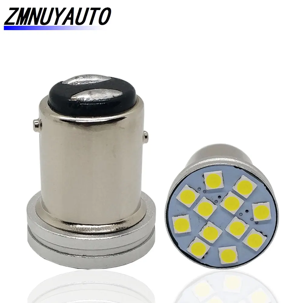 2 шт. P21/5 Вт светодиодный 1157 BAY15D СВЕТОДИОДНЫЙ Фонарь 1156 BA15S BAU15S P21W PY21W 12SMD 3030 R5W