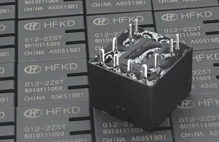 HFKD 012-2ZST JQC-16F 012-2ZST(555) (KD-2C-12V-25A) реле 10 контактов | Обустройство дома