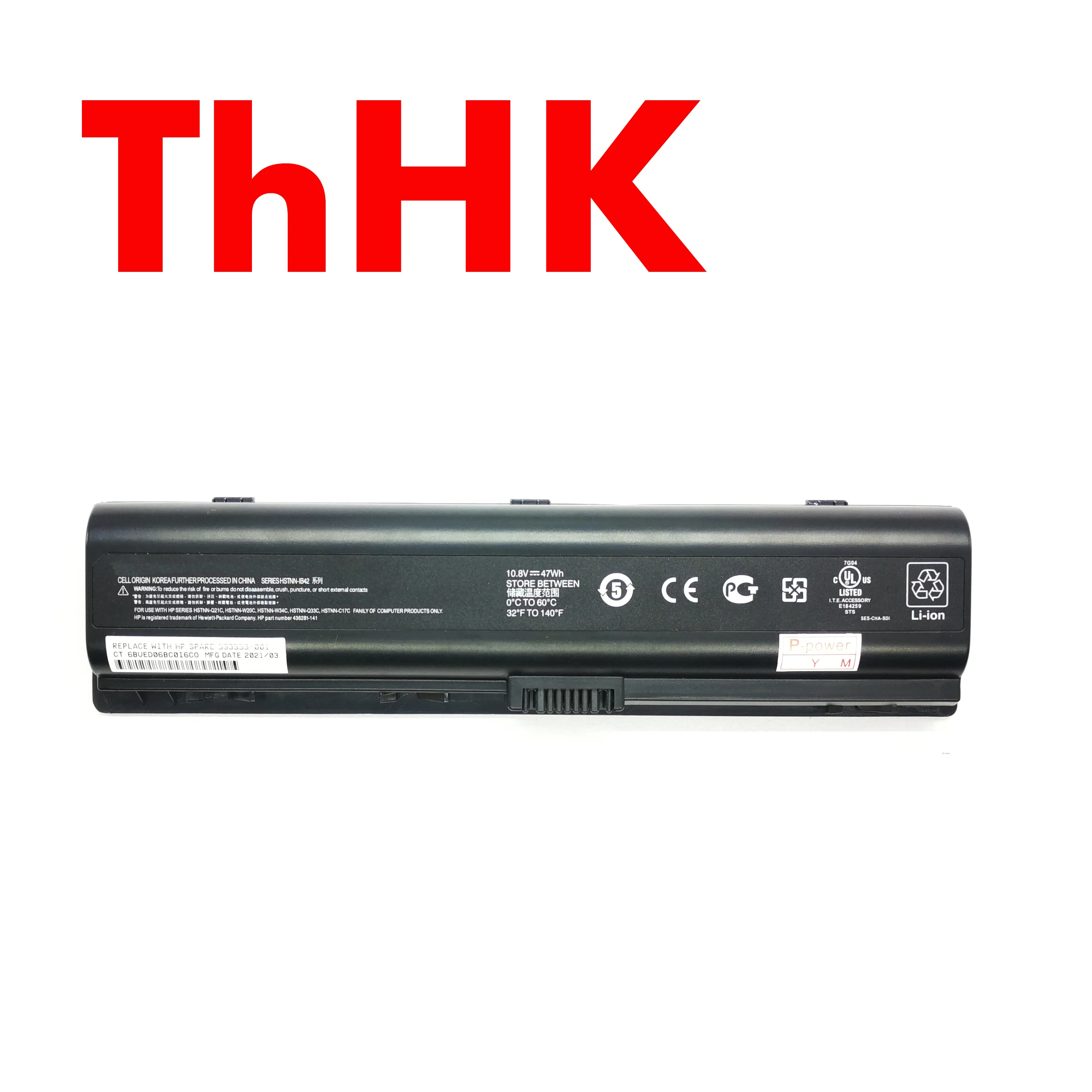 ThHK оригинальные HSTNN-LB42 ноутбук Батарея для HP dv6400 G7000 G6000 dv2000 dv6000 Compaq V3000 V6000 V6500 |