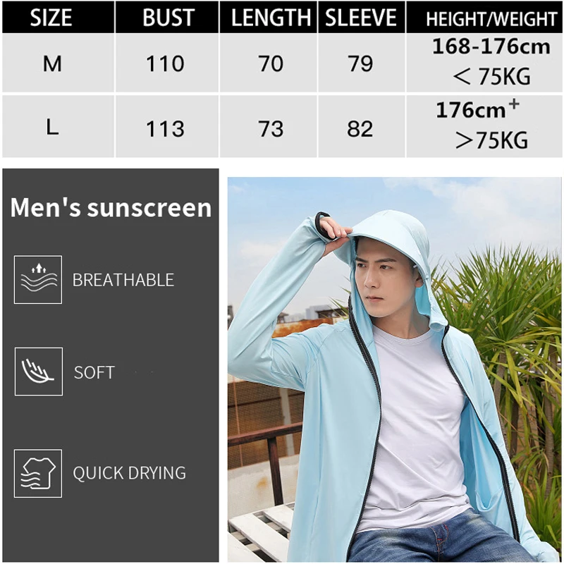 Anti-UV Camping Hiking Fishing Jacket Men Women Removable Hat Brim