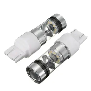 

Set Backup Reverse Bulb Kit T20 7440 7443 100W 20SMD Brake Light Lamp DC 9V-30V