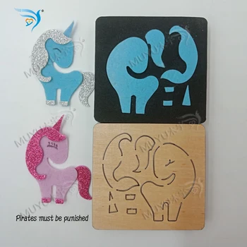 

Pony wood mold scrapbook die cut compatible with most machines