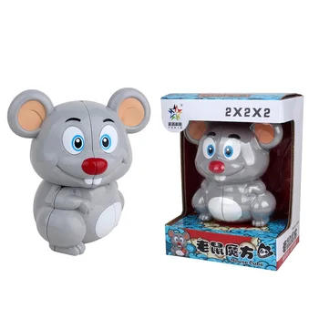 

Yuxin 2x2x2 Magic Cube Mouse penguin Christmas gifts Toys for Kids Strange Shape Cubo Magico professional Educational cute toys