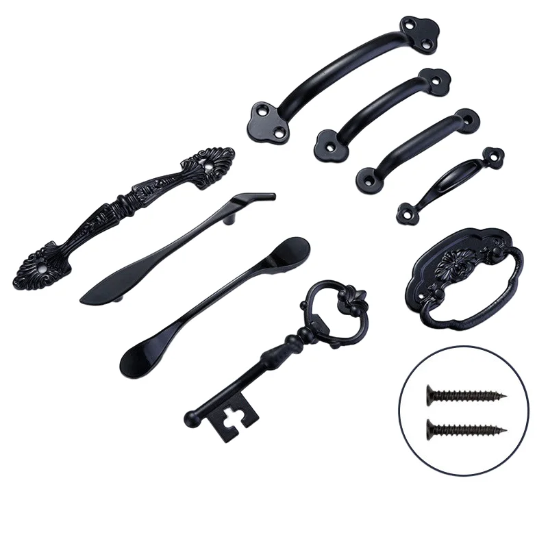Furniture Handles Kitchen Door Handles Black Handles Furniture Cabinet Knobs and Handles Kitchen Drawer Knobs Cabinet Pulls Cupboard