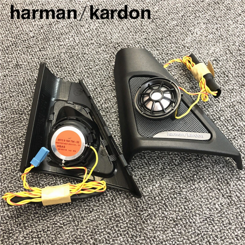 Для BMW F10 F11 5 Series harmankardon аудиоголовка тройной гудок громкоговоритель Музыка Звук