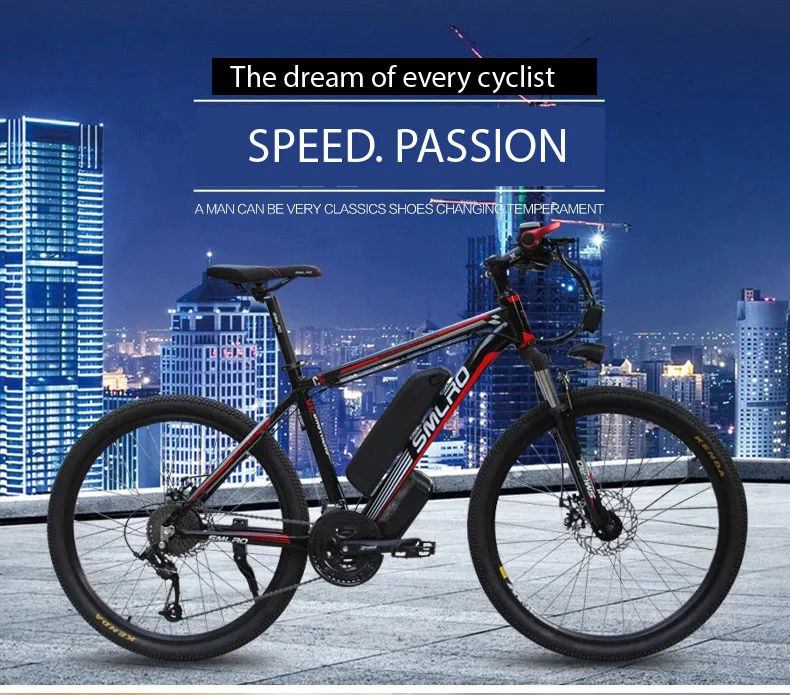 ELECTRIC POWER BICYCLE LITHIUM BATTERY 48V 26 350W MOUNTAIN font b BIKE b font 27 SPEED