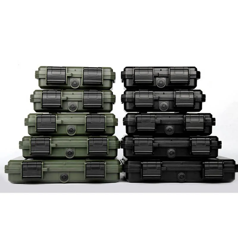 Tool storage box Shockproof Sealed Safety Case Airtight waterproof tool box Instrument case Dry Box with pre-cut foam Lockable