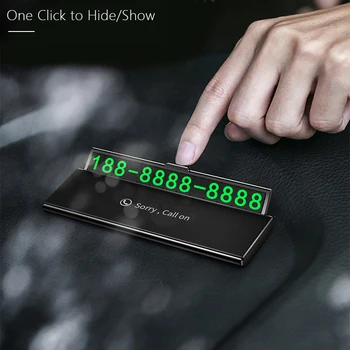 One-click Temporary Parking Card Phone Number