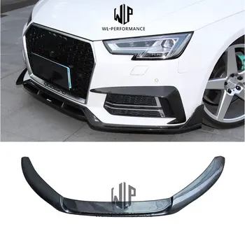 

A4 B9 ABT Style High Quality Carbon Fiber Front Bumper Lip Spiltter For Audi A4L B9 Front Bumper Car Styling 2013-2016