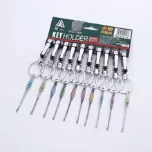 2 юаней магазин QIANGREN 458-1A простой мужской брелок Талия висячая Пряжка креативный автомобильный брелок