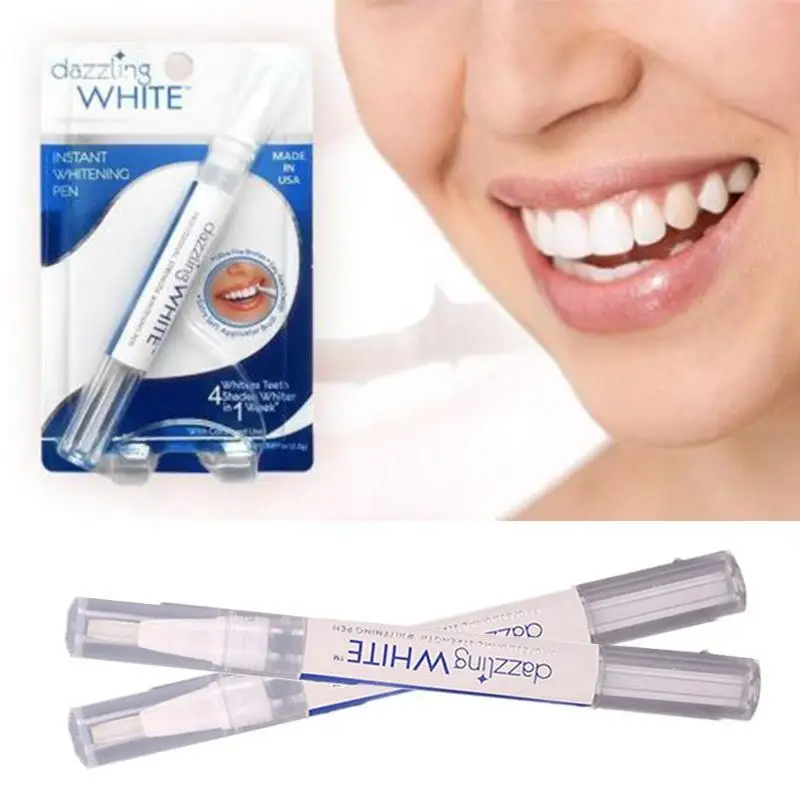 2019 Hot Sale White Teeth Whitening Pen 1pcs Genuine Quick Remove Stain Teeth Portable Whitening Pen 2