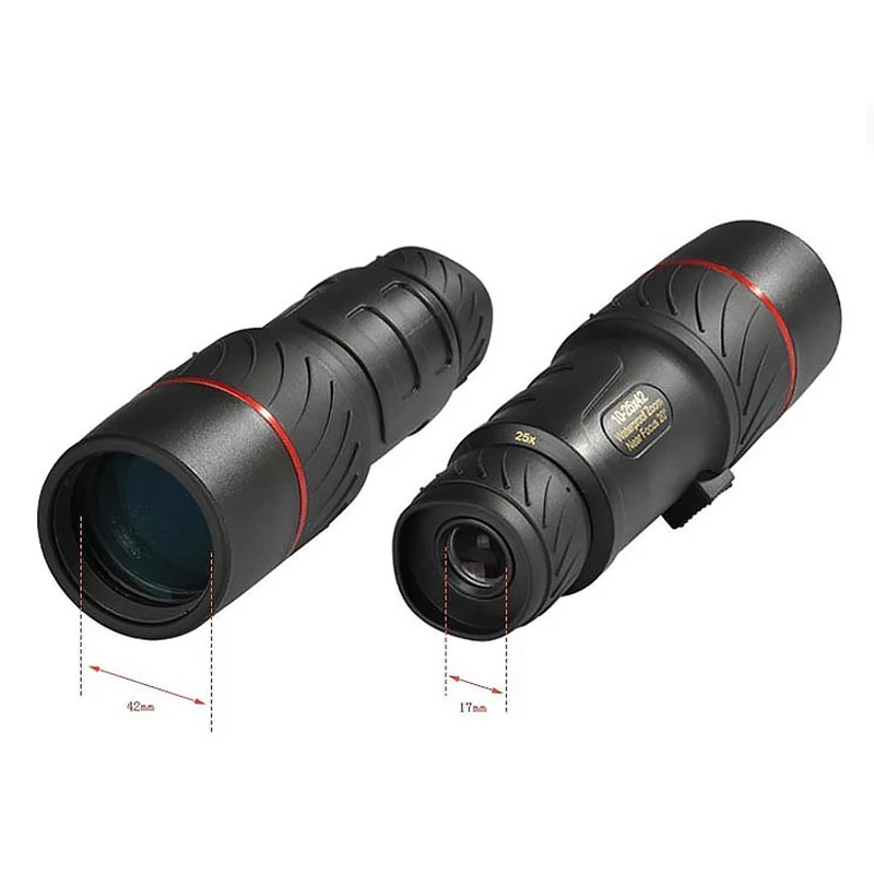 monoculo portatil com zoom 10 25x42 telescopio monocular 01