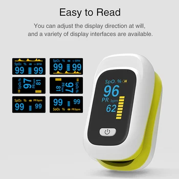 

Spot Fingertip Oximeter Blood Oxygen Saturation Pulse Rate OLED Screen Portable for Home Best Price