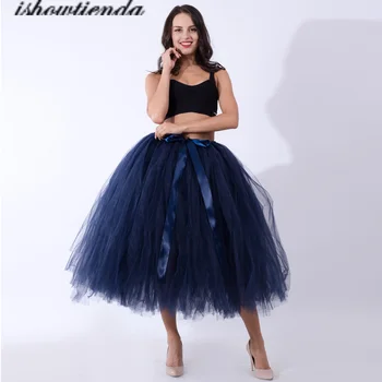 

2020 Women Mesh TulleTutu Skirt Bridesmaid Princess Skirt Bubble Maternity Skirt Ribbon waist can be adjusted
