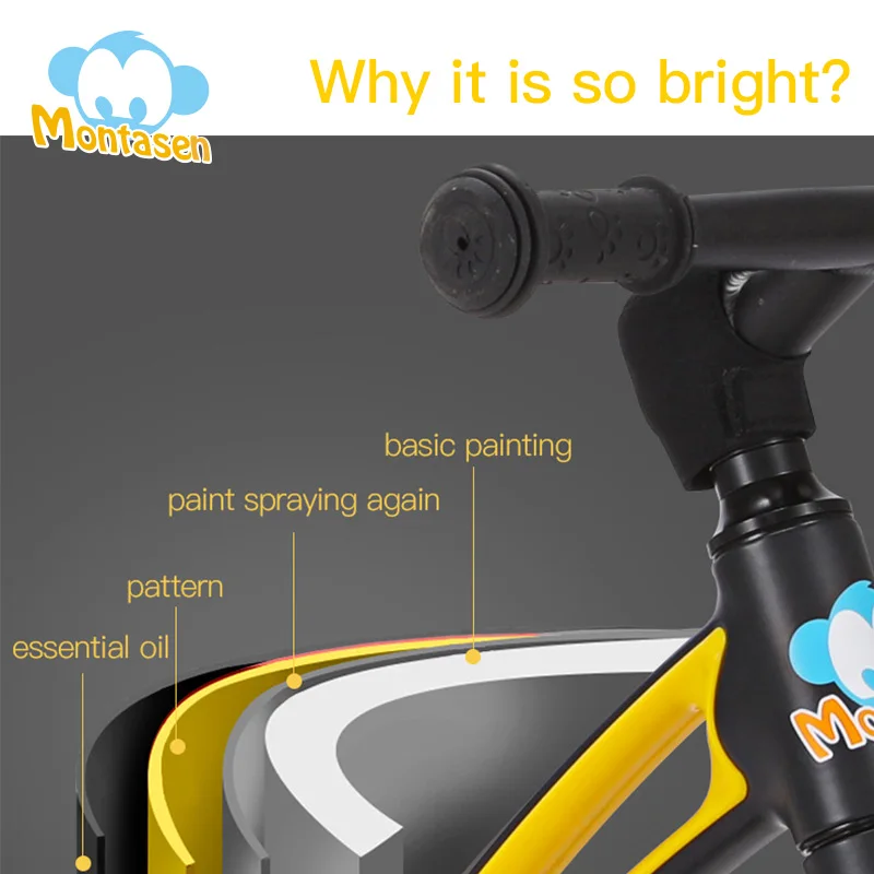 MONTASEN Kids' Bike Baby Balance Bike 
