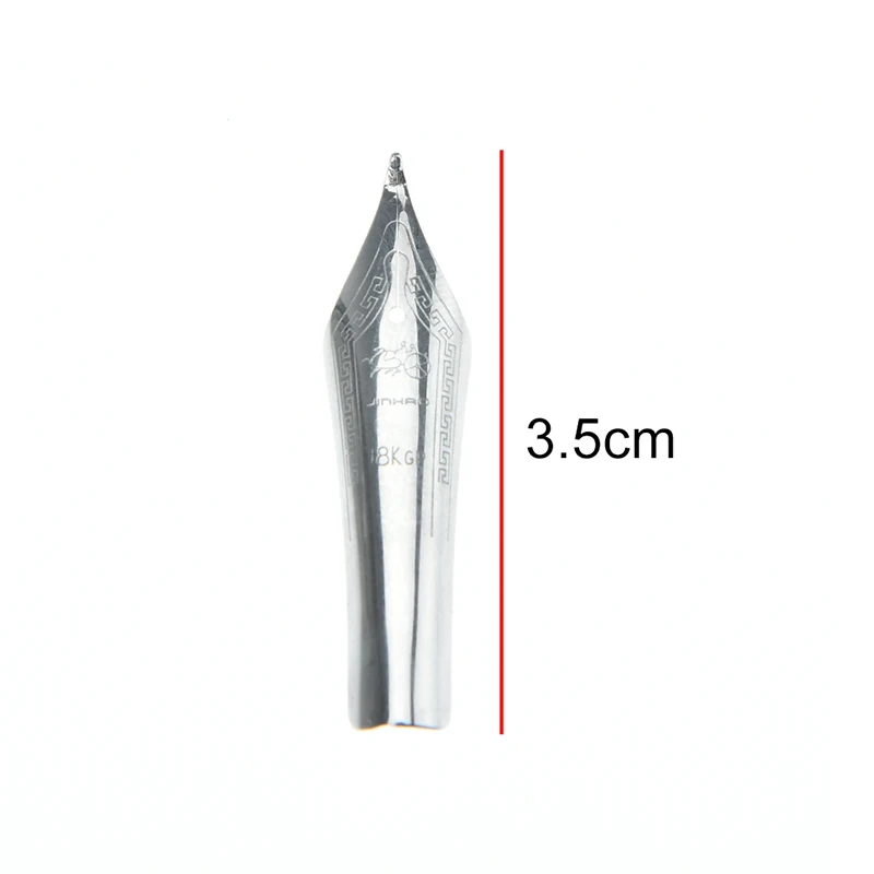 1 шт. 750 159 Серебряная авторучка Изогнутый наконечник diy для jinhao Metal|Стержни ручек| |