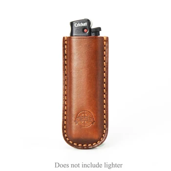 

one leather Cricket Lighter Holster Vegetable-tanned leather (not including lighter)