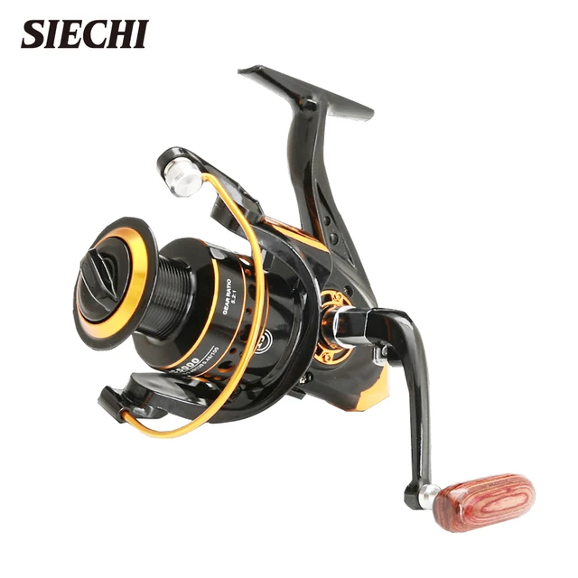 SIECHI All Metal Fishing Reel DC 1000-7000 Max Drag 10kg 5.2:1 High Speed Metal  Spool Spinning Reel Saltwater Carp Reel Fishing