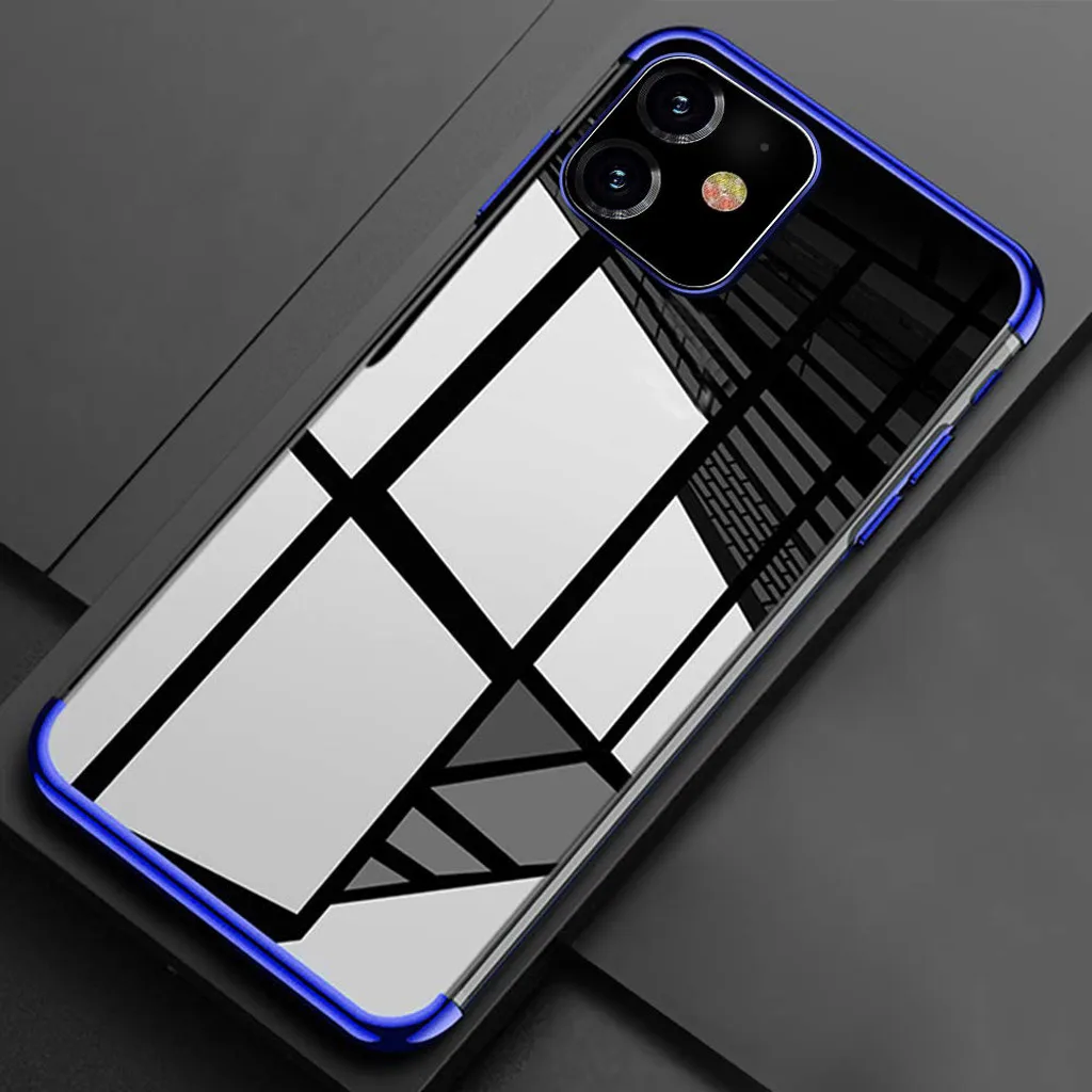 Mosunx тонкий амортизирующий прозрачный ТПУ чехол-бампер для iPhone 11 6,1 дюймов для iPhone 11Pro 5,8 Pro Max 6,5