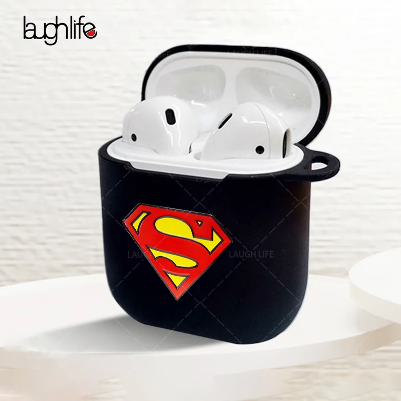 Горячая Marvel Капитан Америка беспроводной Bluetooth чехол для наушников для Apple AirPods 1 2 защитный чехол s наушники крышка зарядная коробка