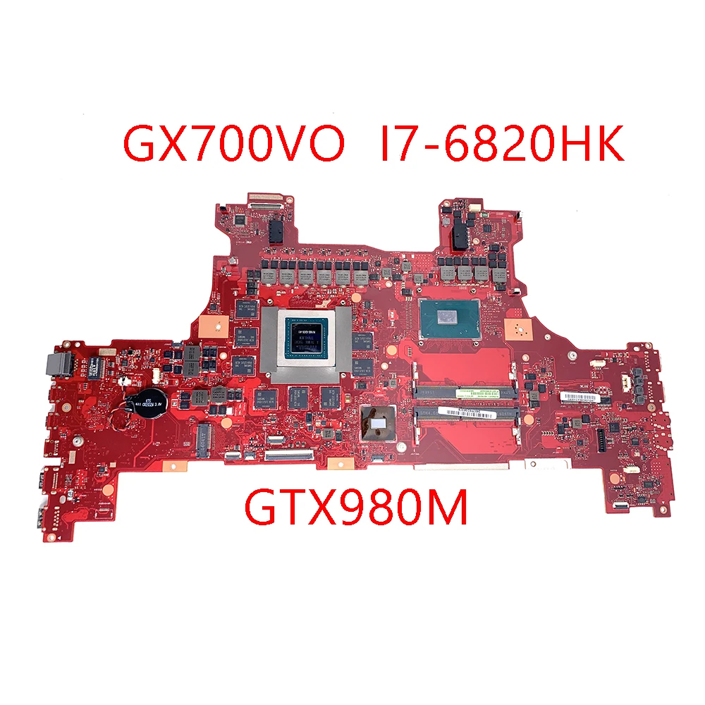 GX700VO Motherboard with I7-6820HK GTX980M For Asus ROG GX700V GX700 Laptop Mainboard test 100% OK | Компьютеры и офис
