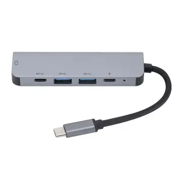 

Portable Type-C To HDMI Converter 5 In 1 Multi-function Converter 4K HD HUB USB Extender Hot