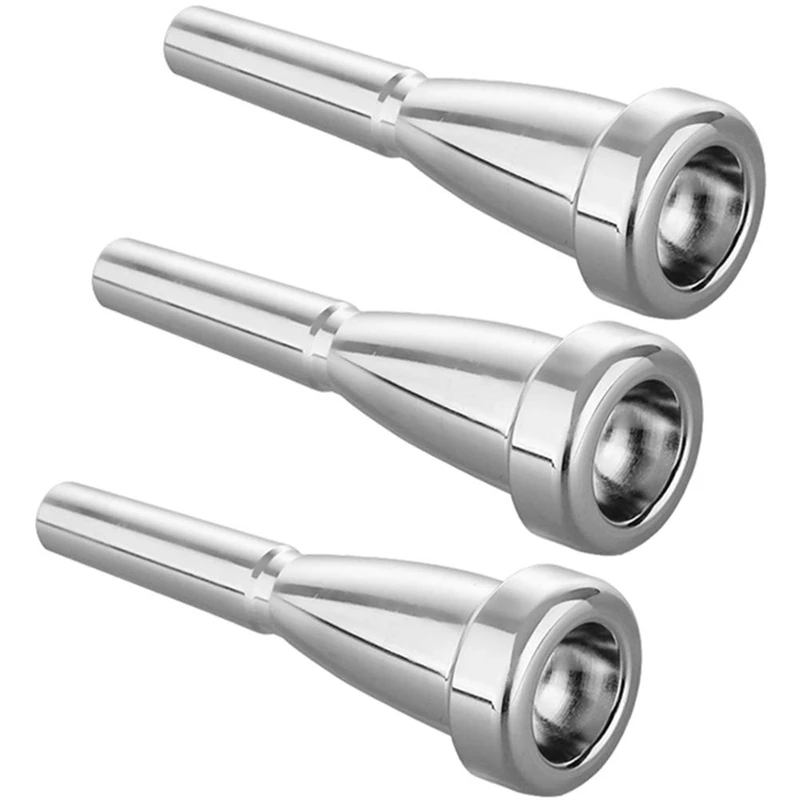 

Small Mouthpiece 3C 5C 7C One Each, Pipe Music Small Mouth Instrument Small Mouth Accessories (3 Packs) Silver