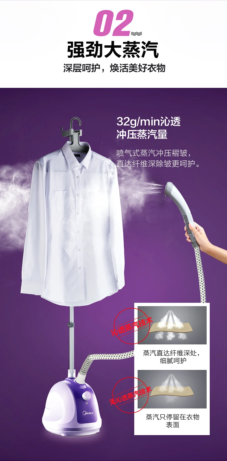 Garment Steamer Household Steam Small Hand-held Iron Hanging Vertical Ironing Machine Clothes Ironing Machine Ironing Machine