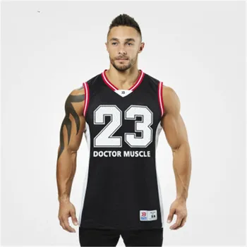 

Shark Bay 2019 Gym Workout Sleeveless Shirt Tank Top Men Bodybuilding Clothing Fitness Mens Sportwear Vests Muscle Men Tank Tops