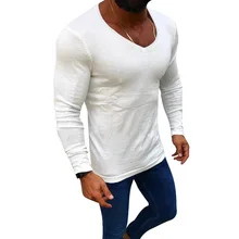 PUI men TIUA, новинка, акриловый свитер, мужские пуловеры с длинным рукавом, верхняя одежда, мужские свитера с v-образным вырезом, топы, облегающая однотонная трикотажная одежда