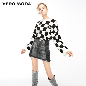 

Vero Moda New Checked Off-shoulder Knit | 318413584