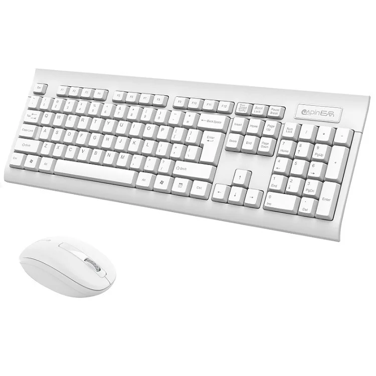 

E 1200 Computer Wireless Keyboard Mouse Set Mute Office Household Ultra-Thin Keyboard Chocolate