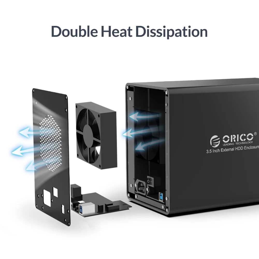 ORICO 95 Series Multi Bay 3.5'' SATA to USB3 HDD Docking Station