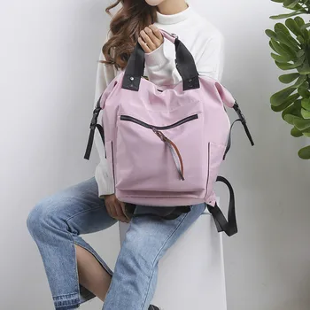

2020 Luxury Nylon Backpack Women Casual Backpacks Ladies High-Capacity Back To School Bag Teenage Girls Travel Students Backpack