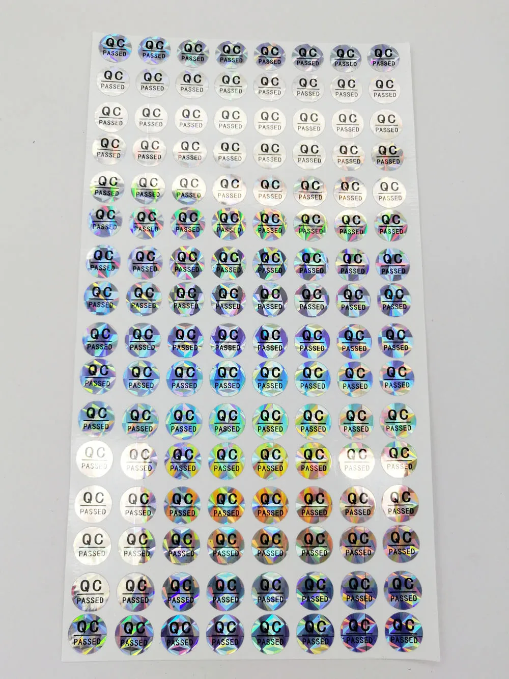 1000pcs 10mm Diameter Round QC Passed Hologram Stickers