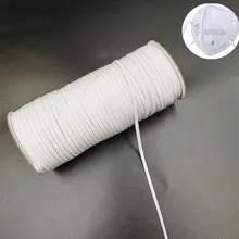 DIY Disposable mask material Protective mask W 3mm fold over elastic band sewing elastic ribbon elastic cord bands 200Yards