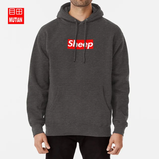 sheep box logo hoodie