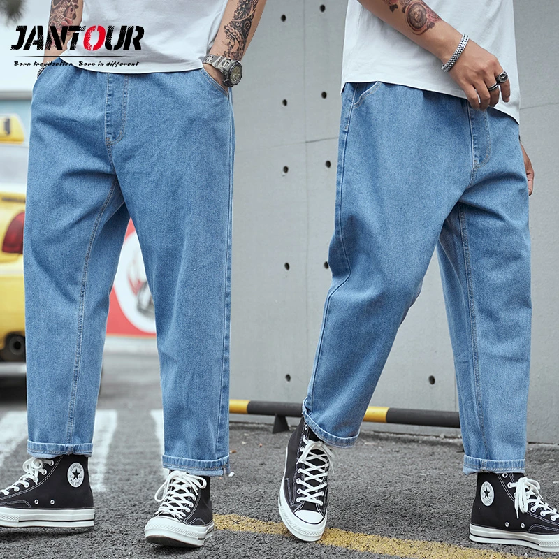 Summer Mens Jeans 42 Size | Men Summer Jean Plus Size | Baggy Jeans Men  Plus Size - 2023 - Aliexpress